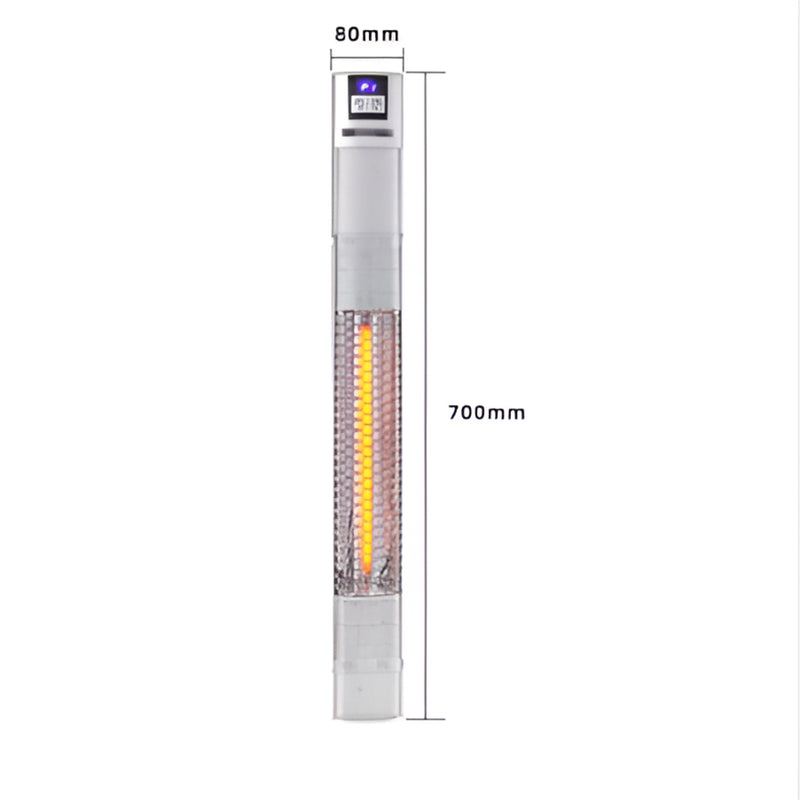 AurumLuxe LumenLine Wall-Mount Patio Heater