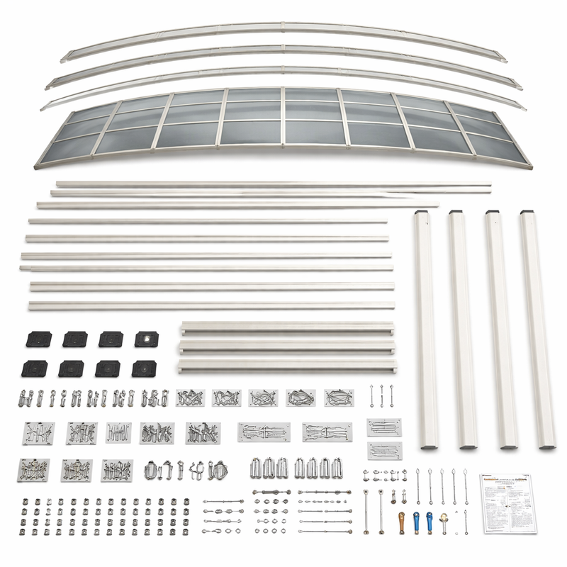 SkyArch LuminaShield Curved Roof Carport